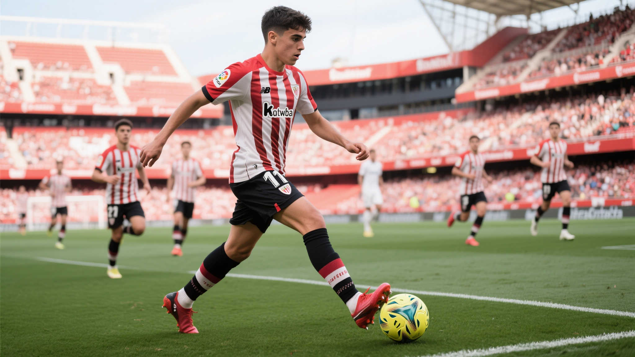 尼科·冈萨雷斯作为一名备受期待的新星，在西甲联赛表